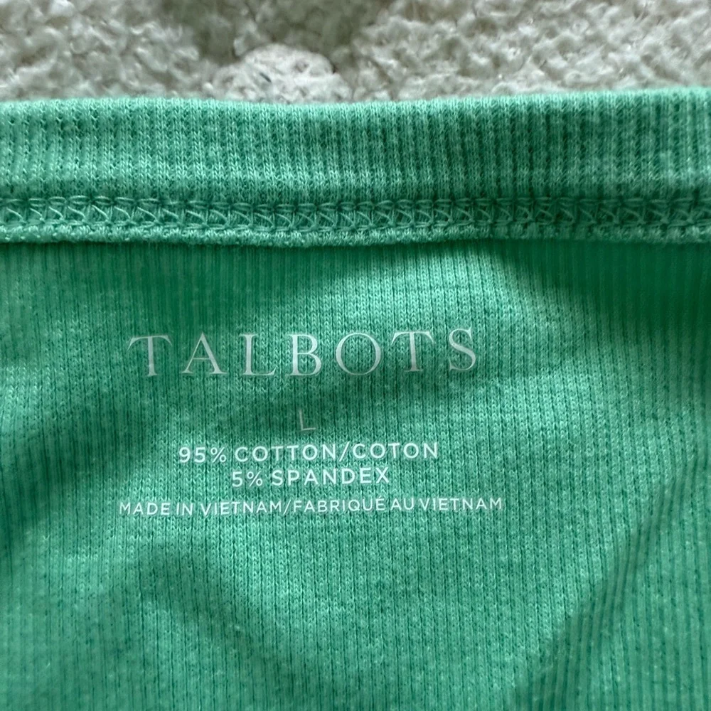Talbots Ribbed Knit Tank Top - Picture 2 of 3